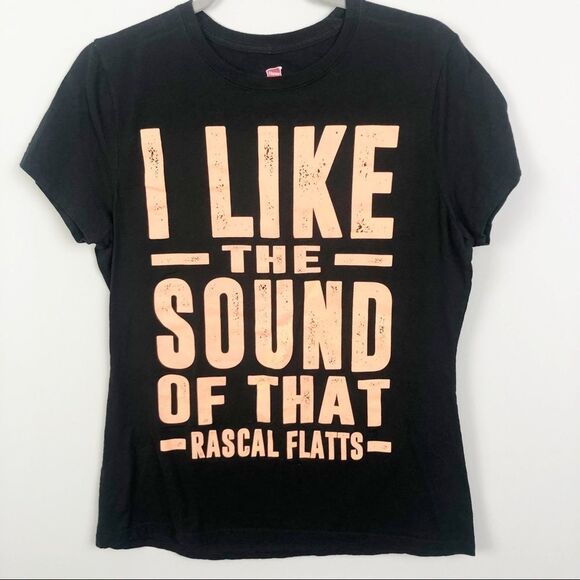 RASCAL FLATTS I Like the Sound of That Country Music Tee Women’s Size Medium - Picture 1 of 5